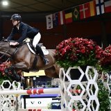 Steve Guerdat, ici sur Dynamix à Göteborg, s'était qualifié in extremis pour la finale de la Coupe du monde. KEYSTONE/EPA/Bjorn Larsson Rosvall